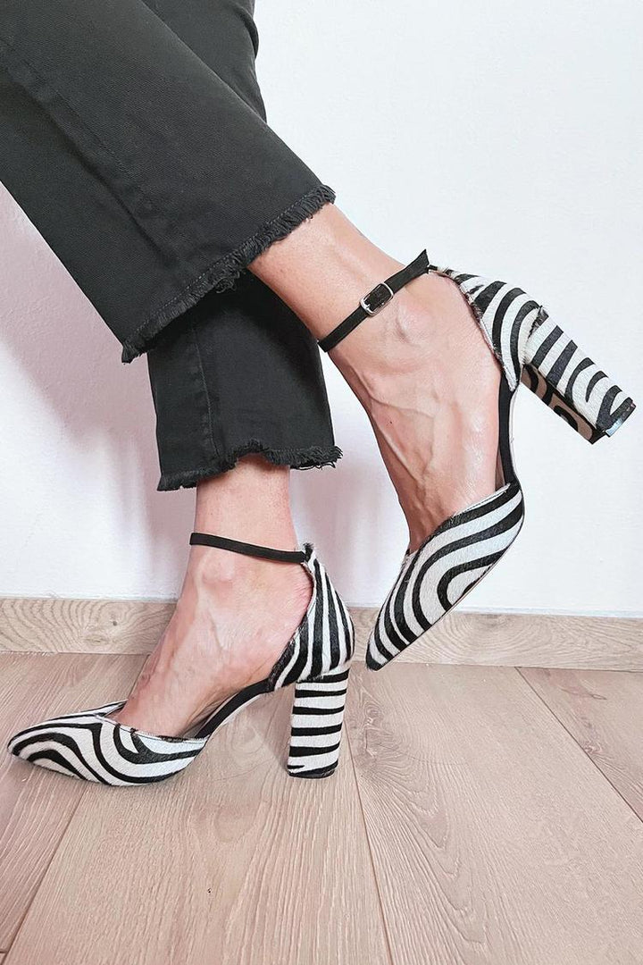 Zara | Zebra Print Pumps