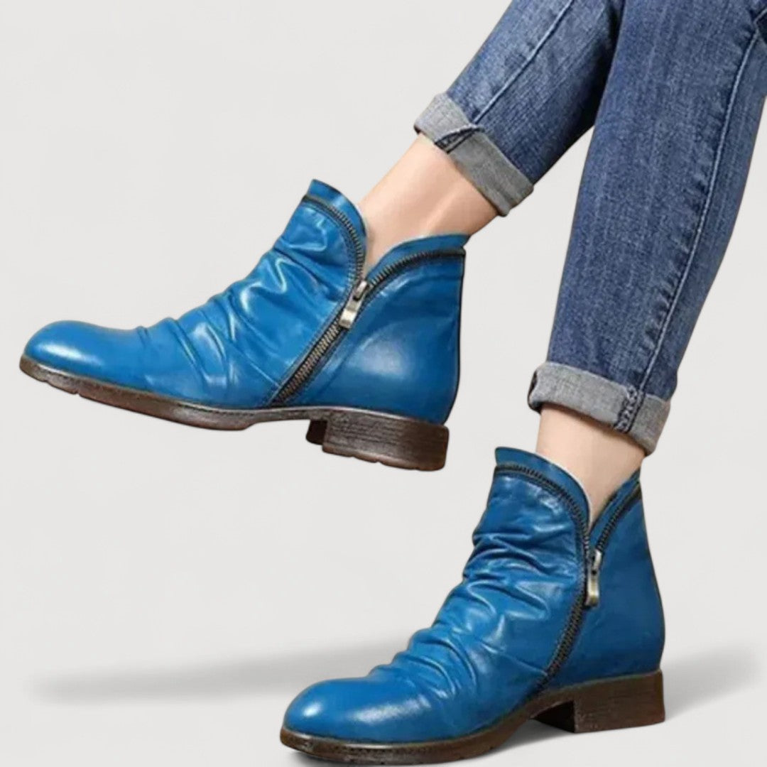 Lianella | Zip Ankle Boots