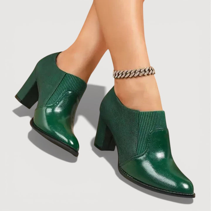 Crisilyn | Vintage Block Heel Boots