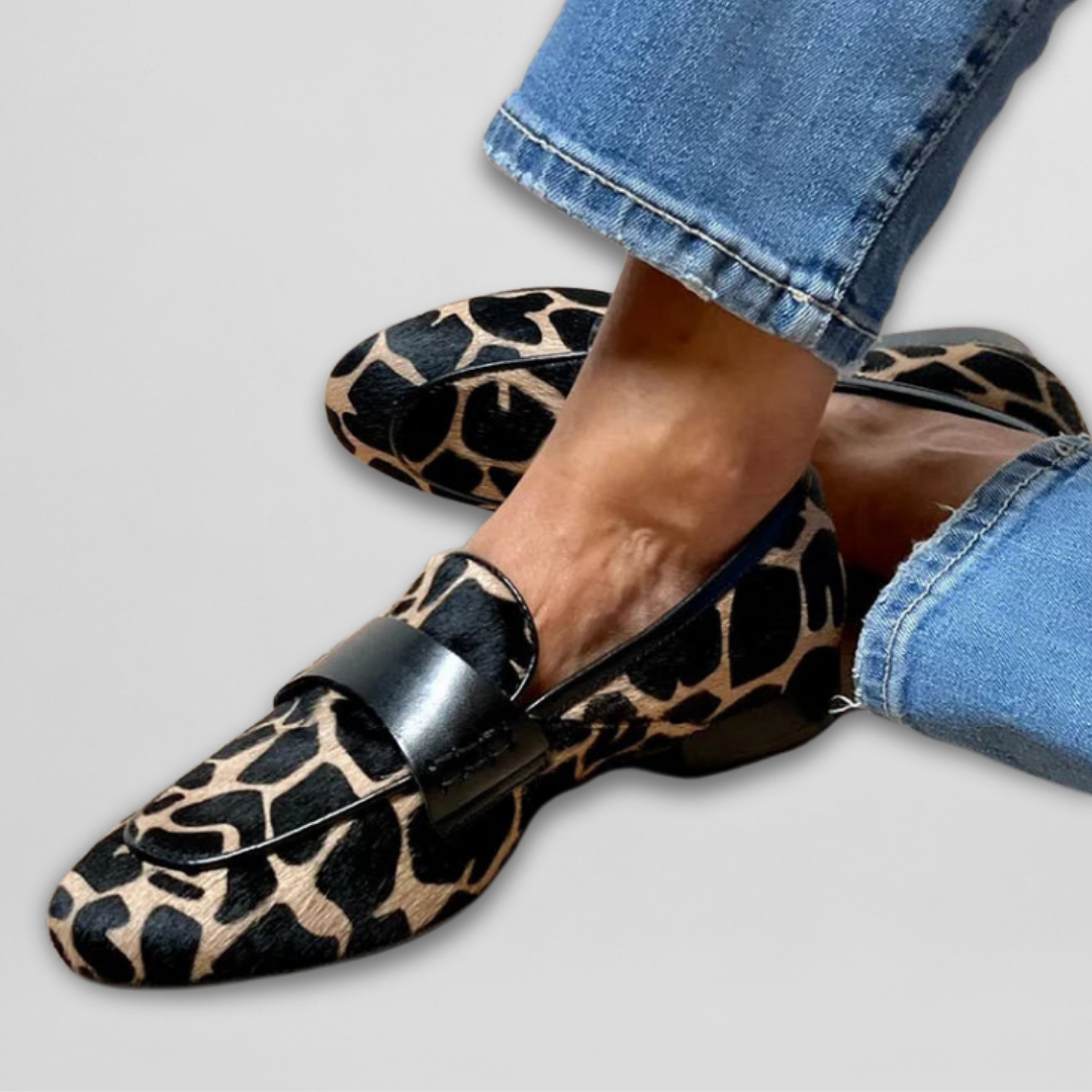 Katie | Orthopedic Leopard Loafers