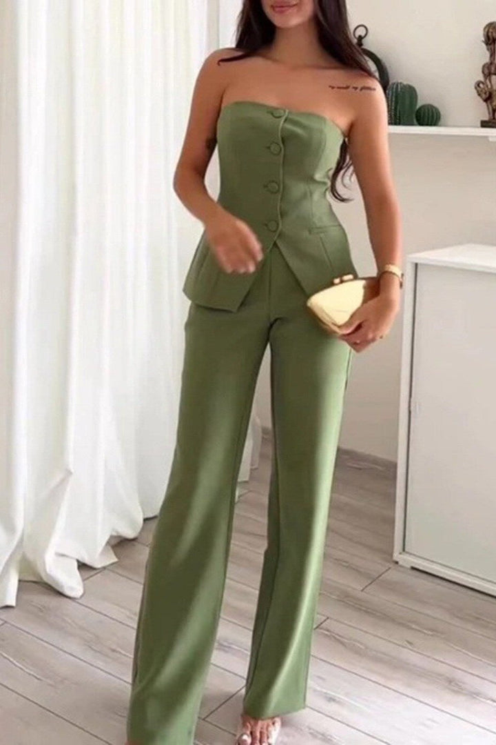 Bria | Strapless Two Piece Set