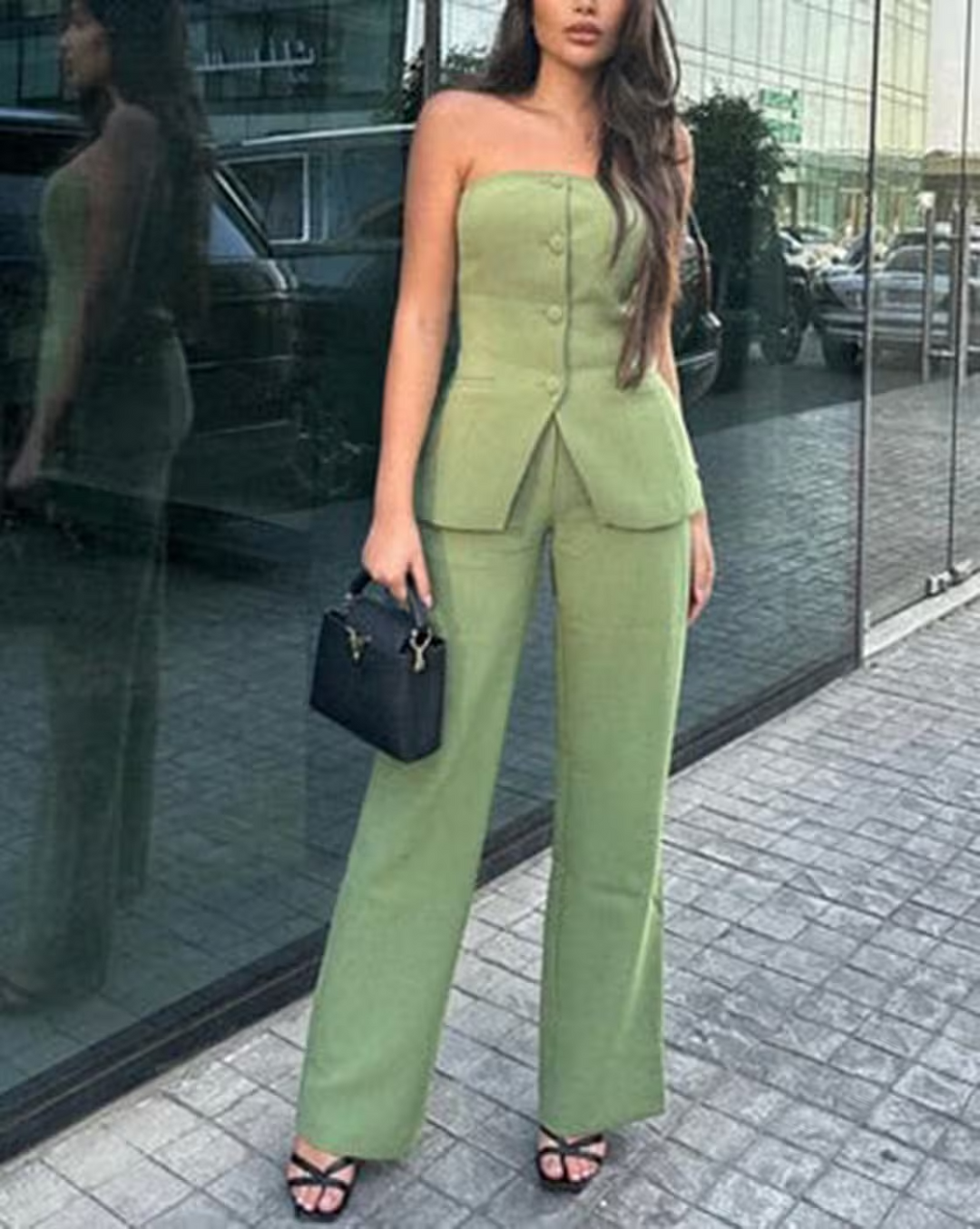 Bria | Strapless Two Piece Set