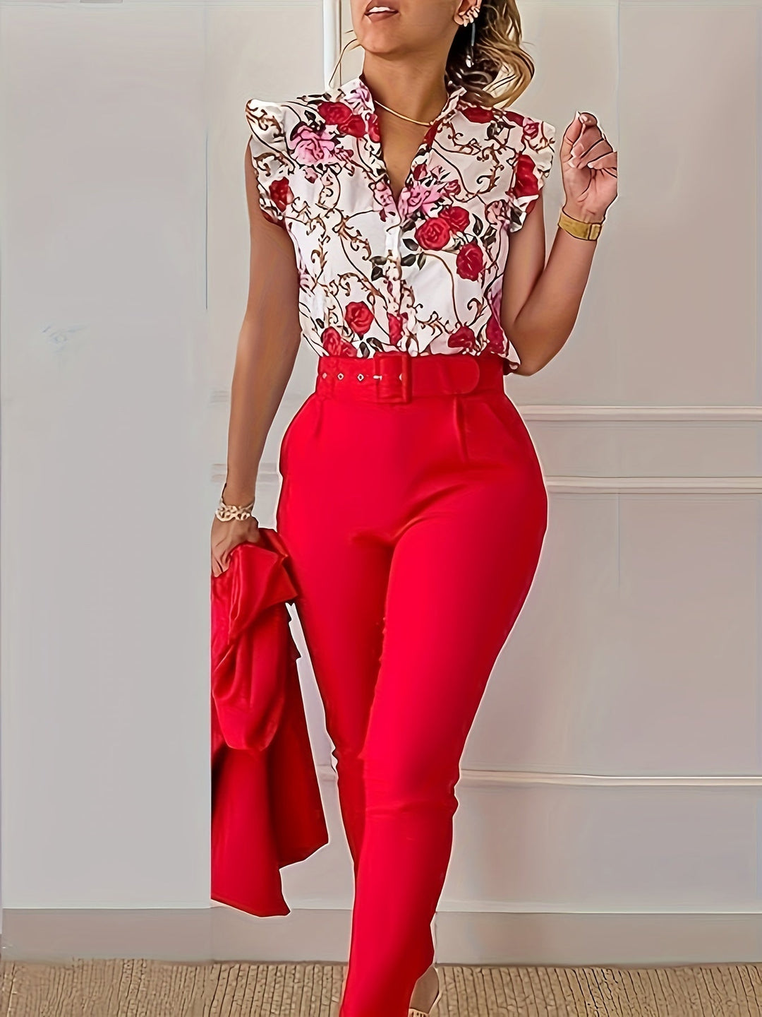 Florabel | Ruffle Sleeve Set