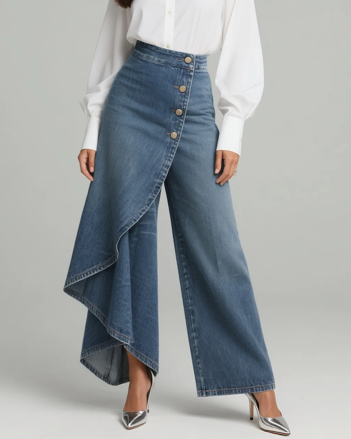 Abigail | Wrap Denim Jeans