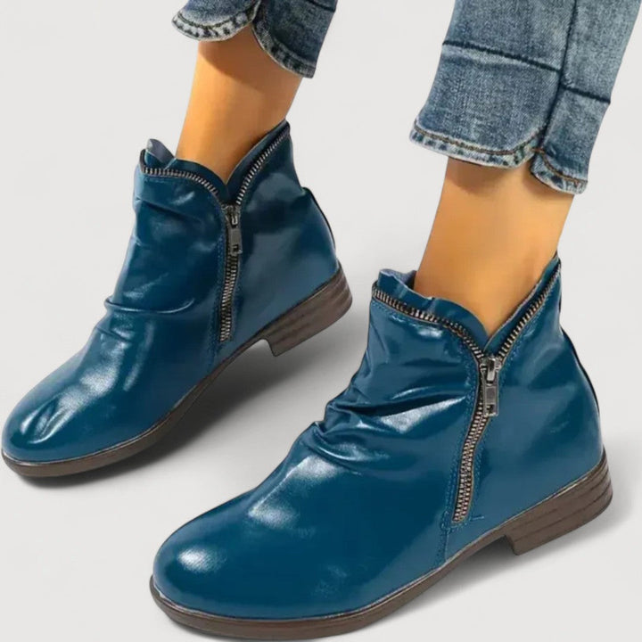 Lianella | Zip Ankle Boots