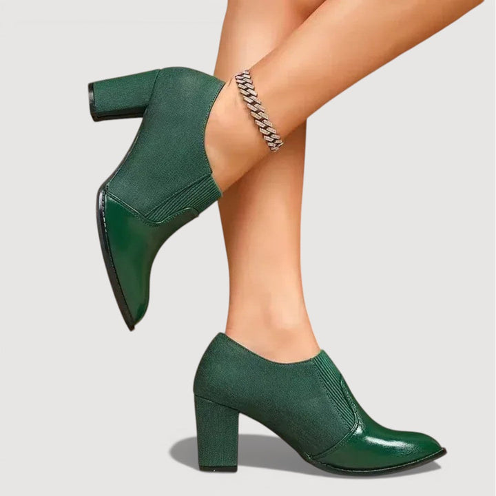 Crisilyn | Vintage Block Heel Boots