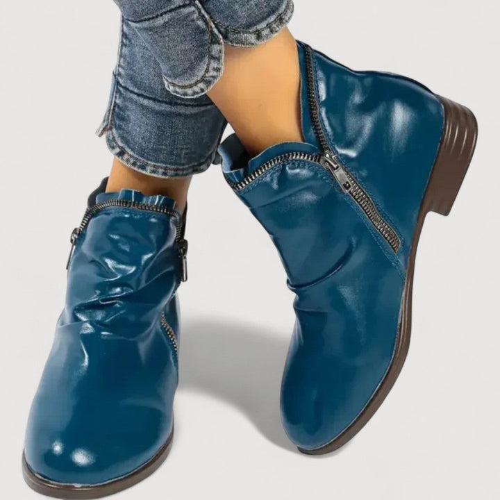 Lianella | Zip Ankle Boots