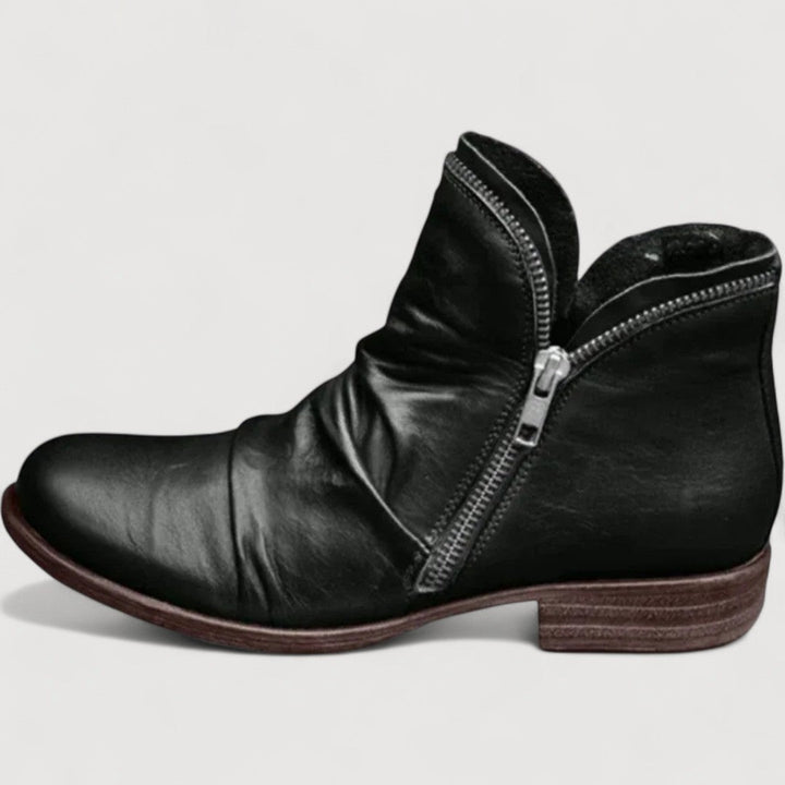 Lianella | Zip Ankle Boots