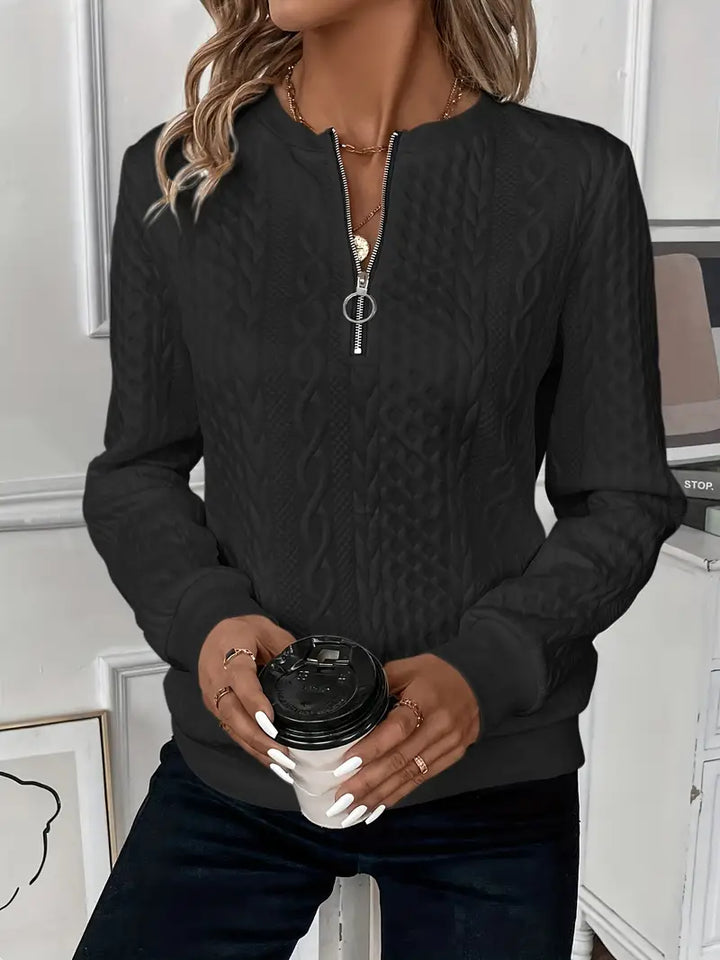 Herald™ - Elegant Jumper with Zip