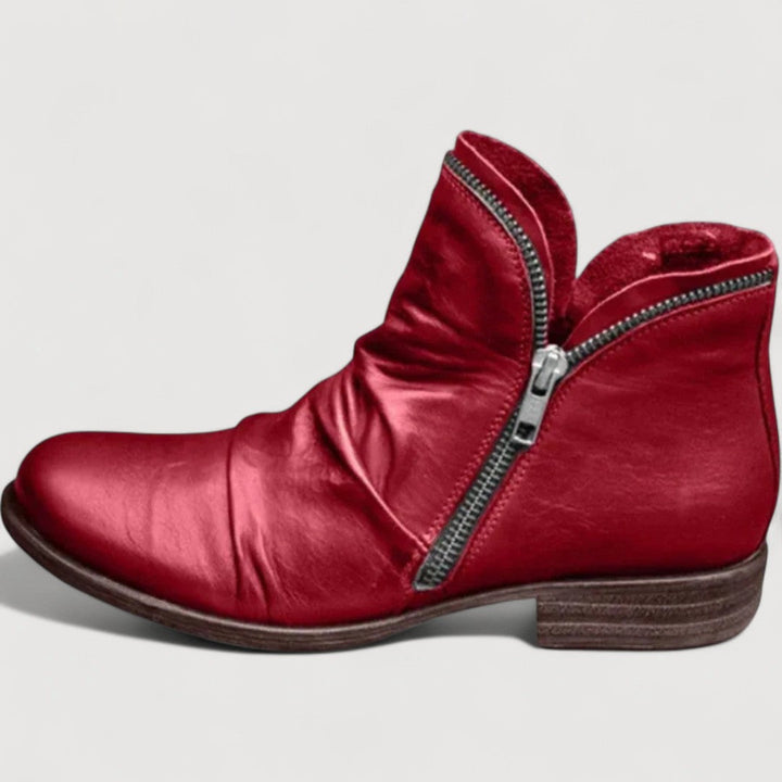 Lianella | Zip Ankle Boots