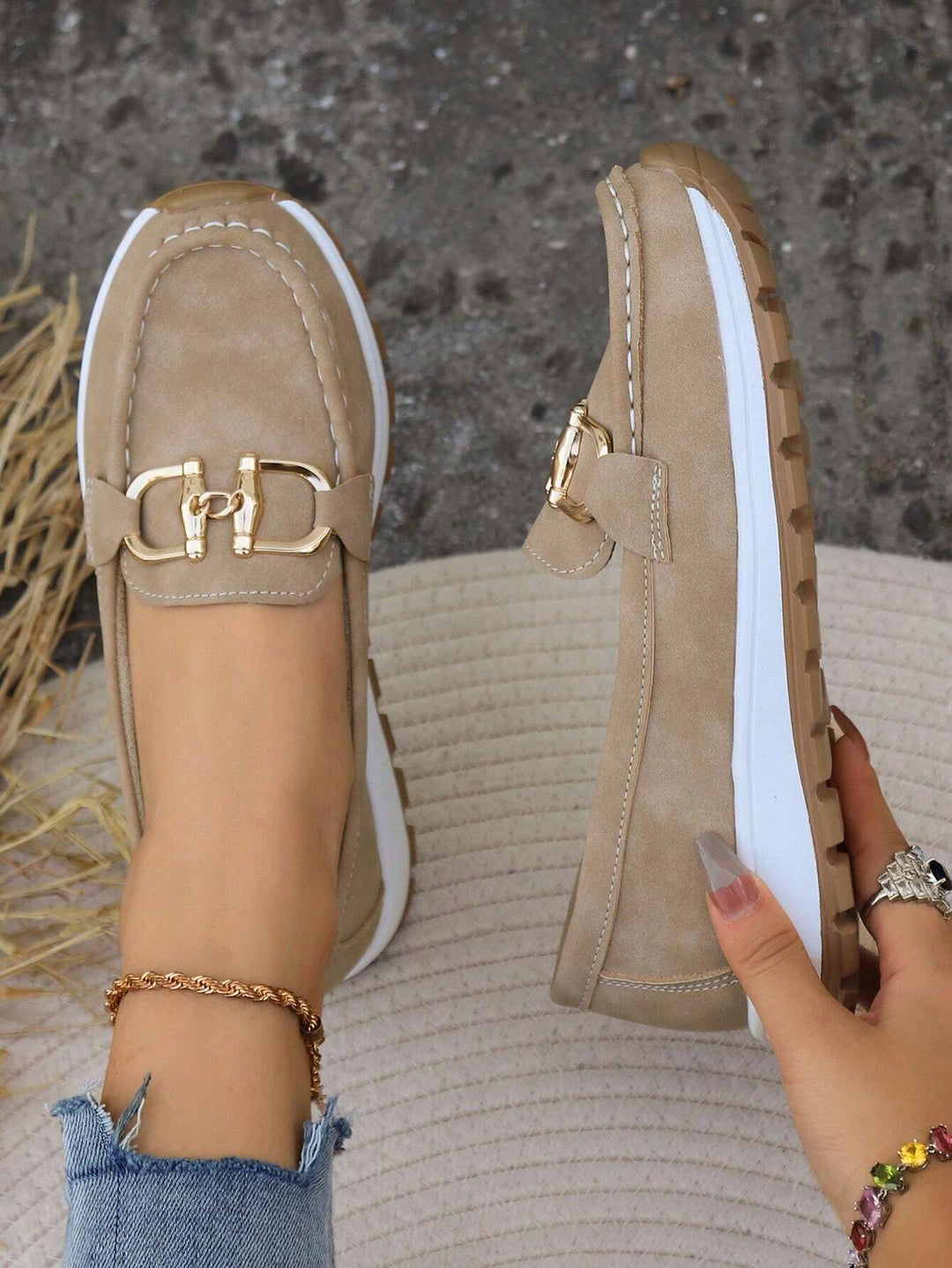 Ellie | Buckle Loafers