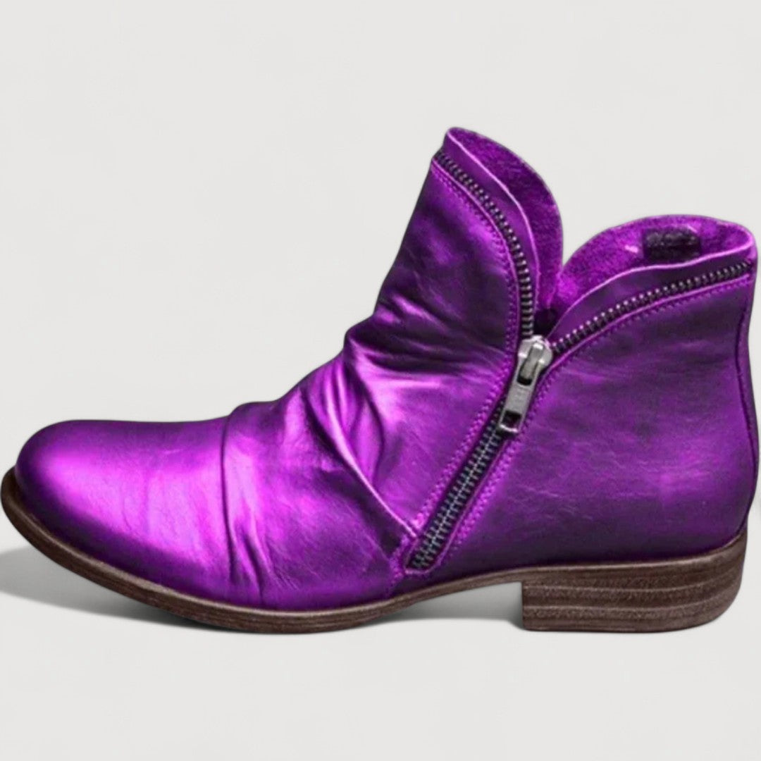 Lianella | Zip Ankle Boots