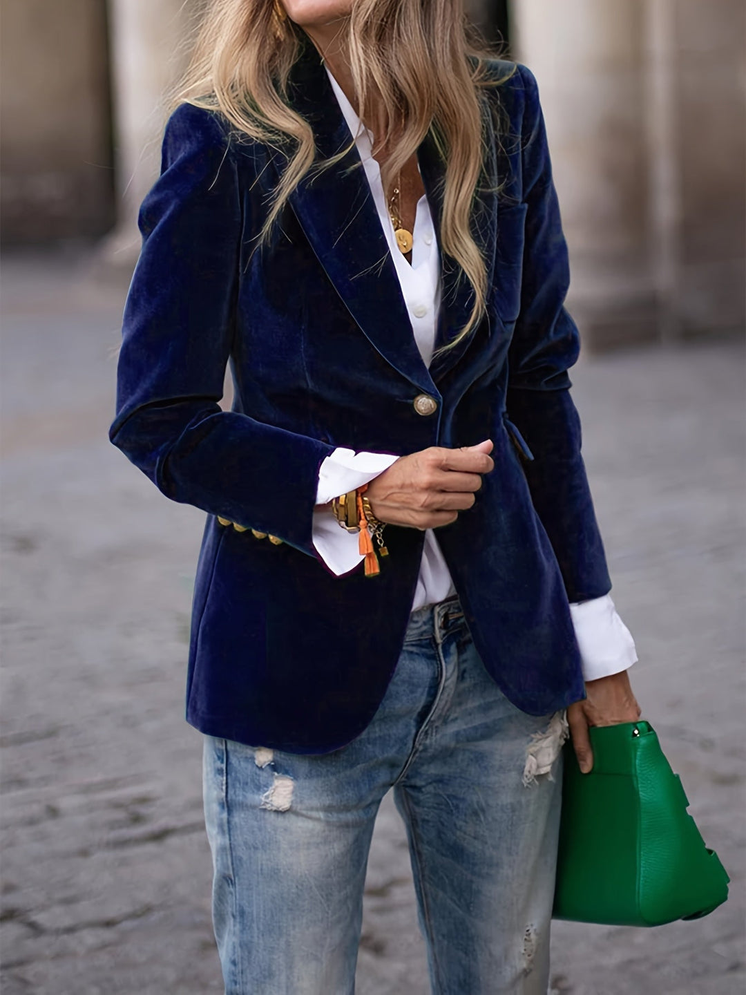 Marnie | Velvet Blazer