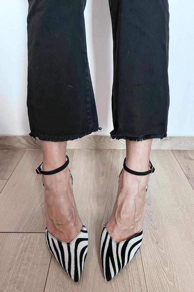 Zara | Zebra Print Pumps