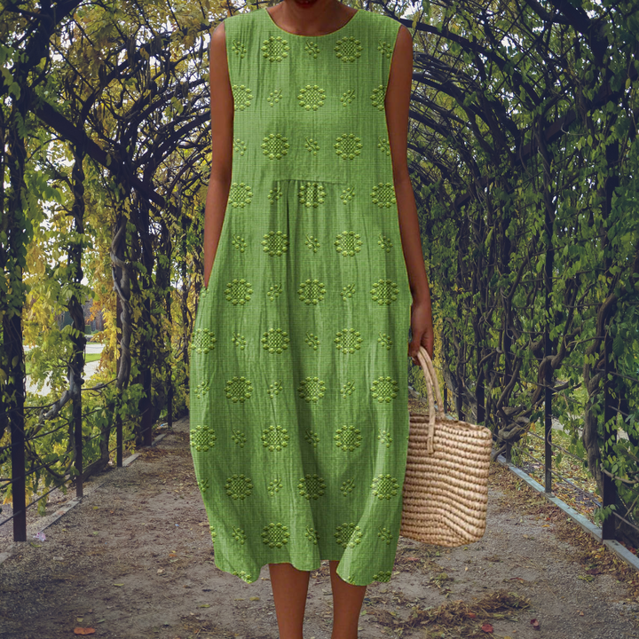 Aikaterini | Sleeveless Pocket Dress