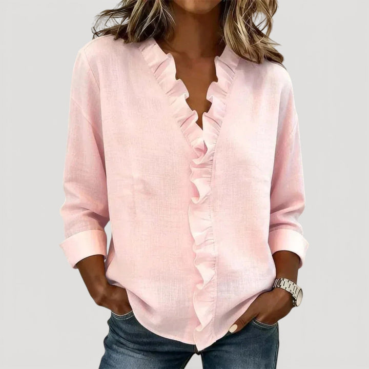 Cristine | Ruffle Detail Blouse