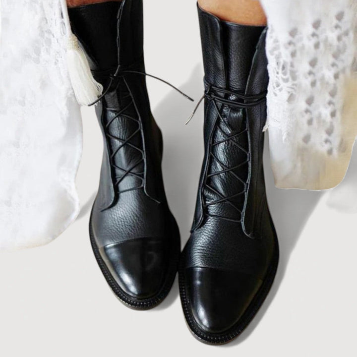 Elaine | Lace-Up Ankle Boots