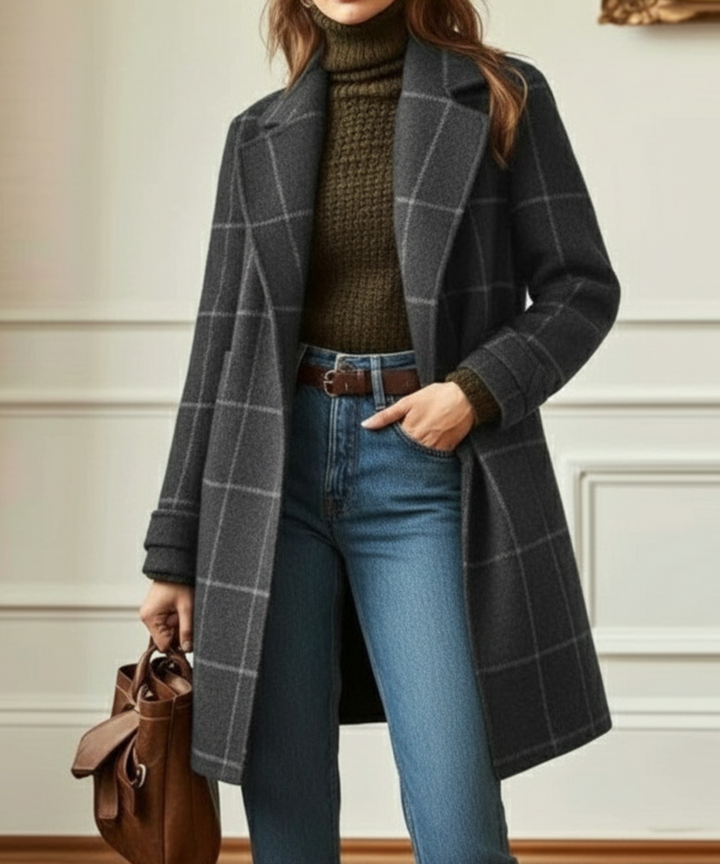 Cambridge | Wool Check Coat