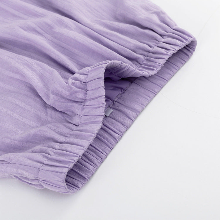 Viola | Button Up Shorts Set