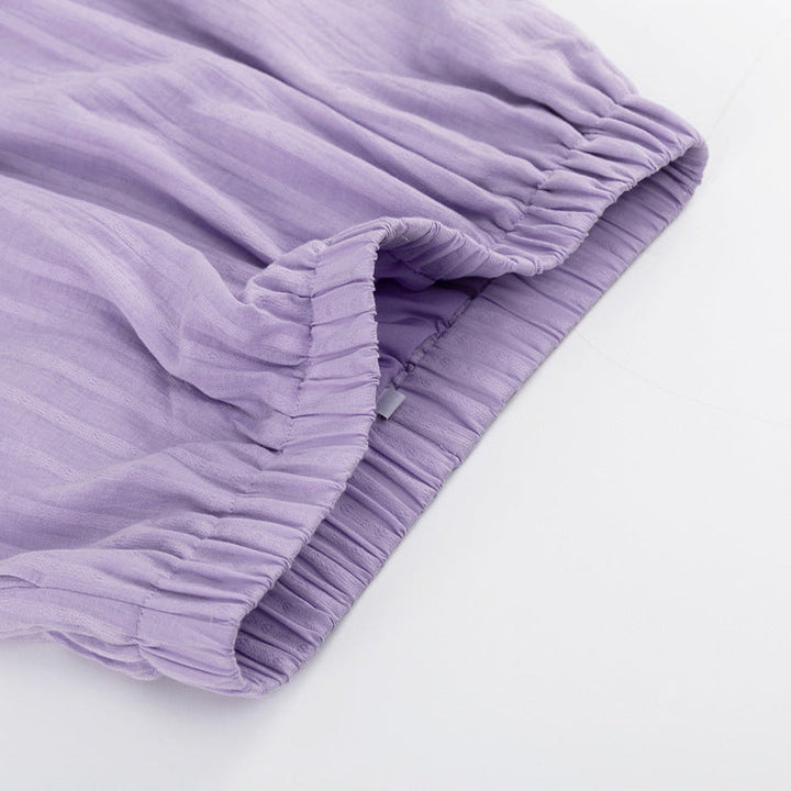 Viola | Button Up Shorts Set