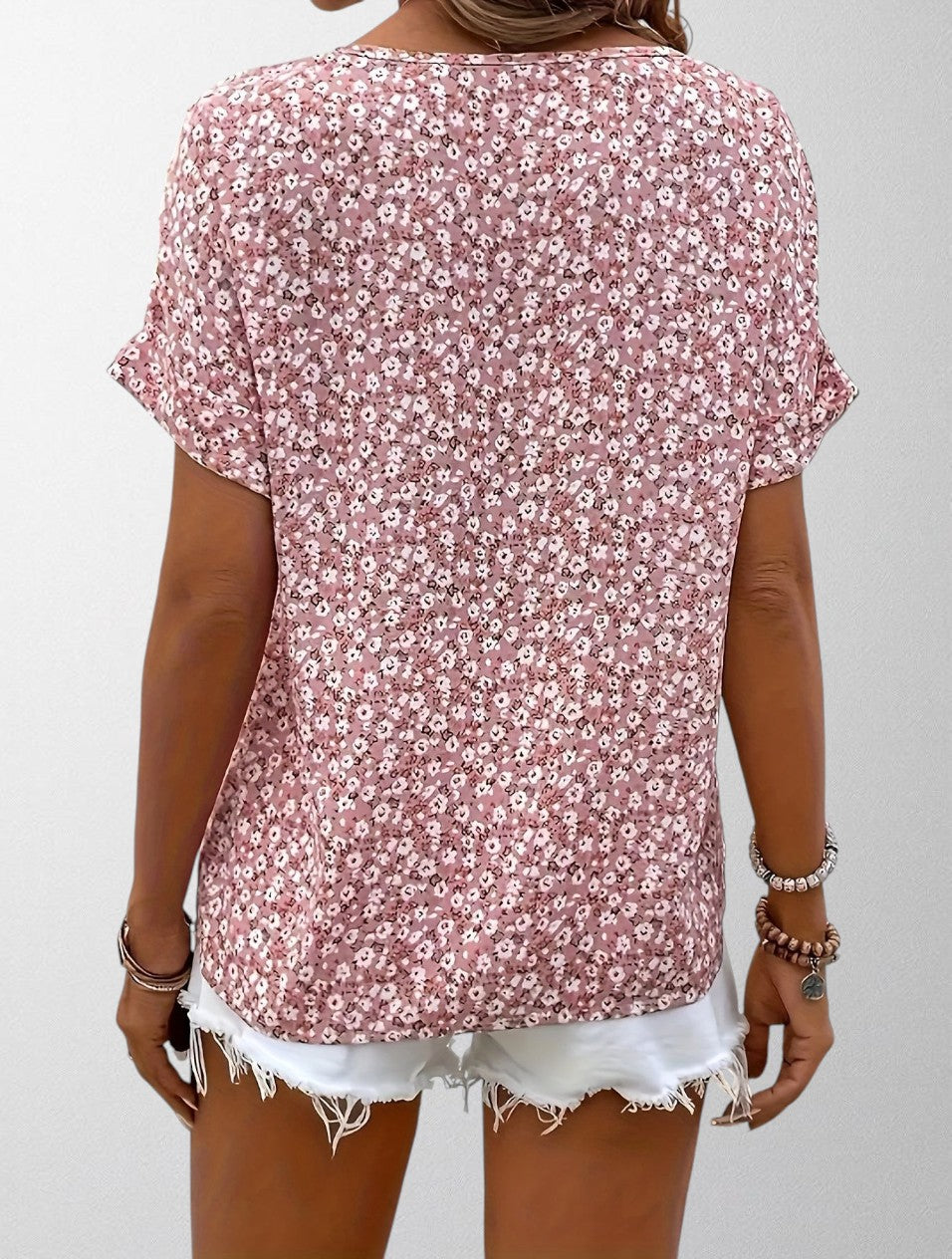 Olivia | Floral Button Blouse