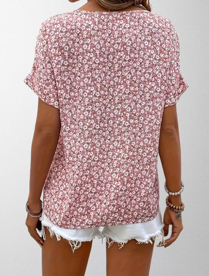Olivia | Floral Button Blouse
