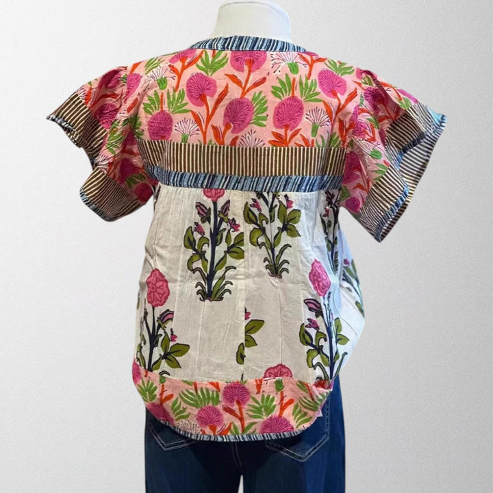 Chloe | Boho Embroidered Blouse