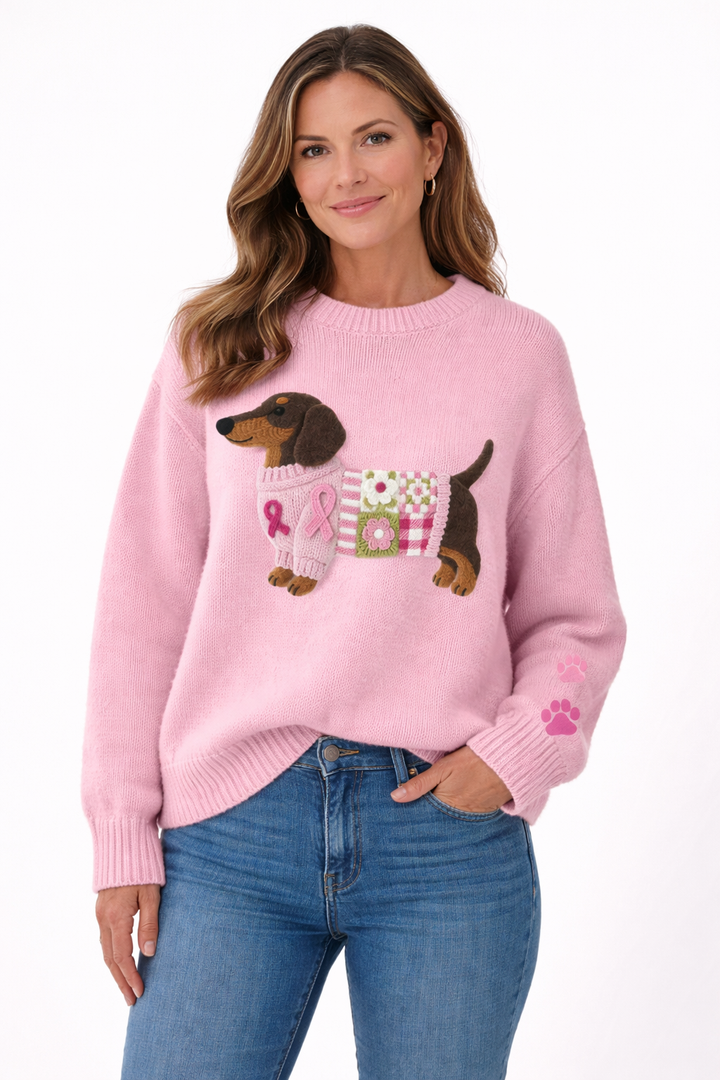 Kate | Dachshund Knit Jumper