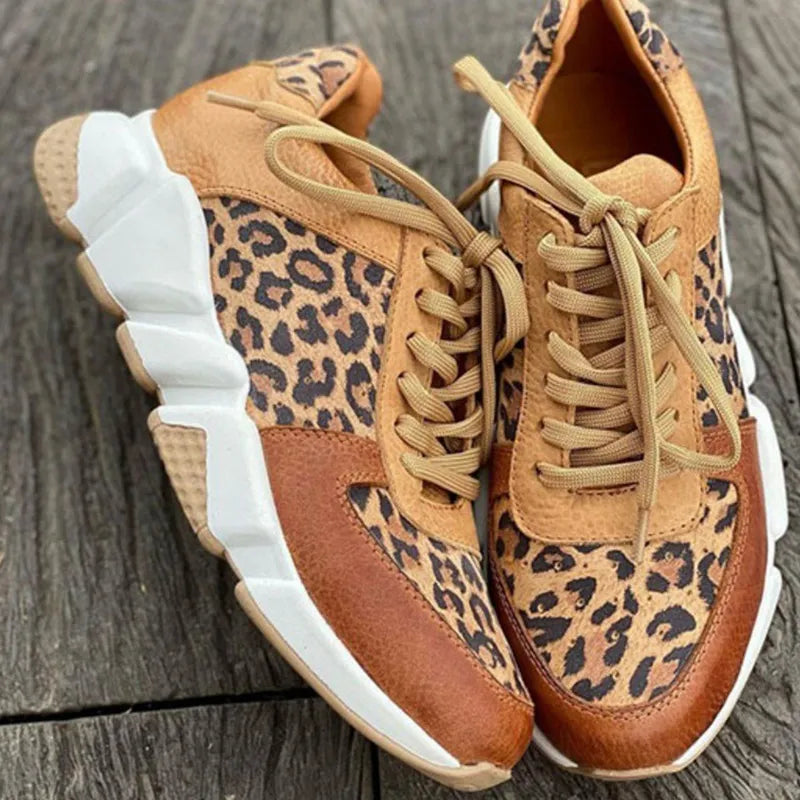 Crissa | Leopard Print Sneakers