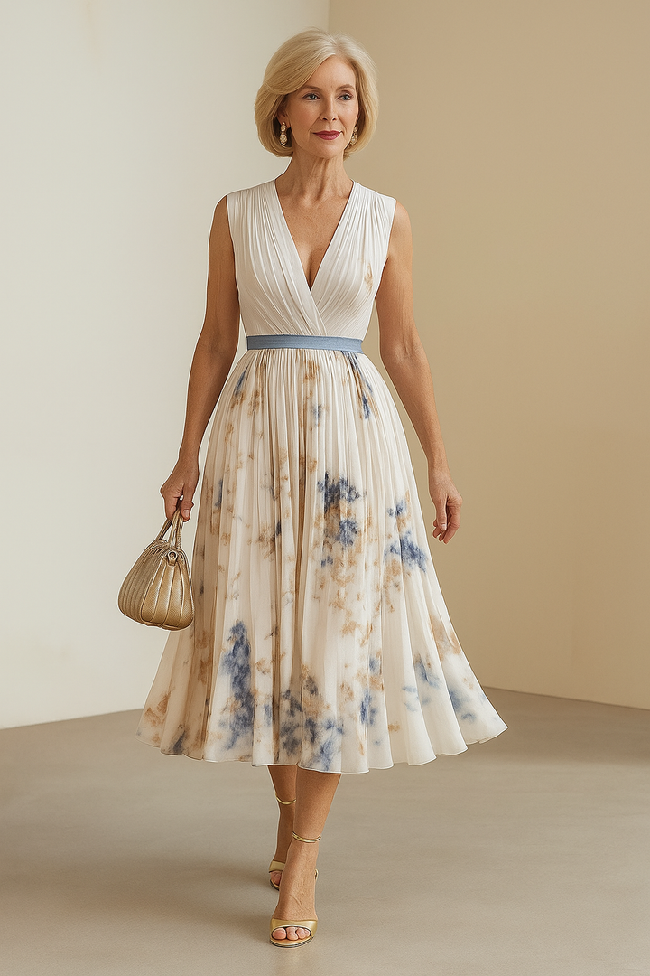 Elara | Soft V-Neck Dress