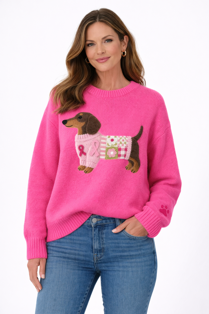 Kate | Dachshund Knit Jumper