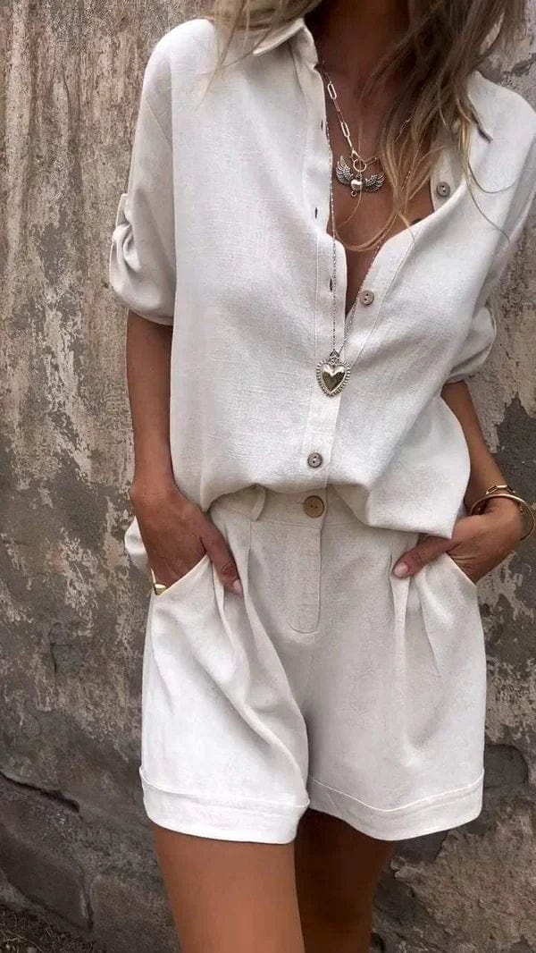 Melda | Breezy Button Set