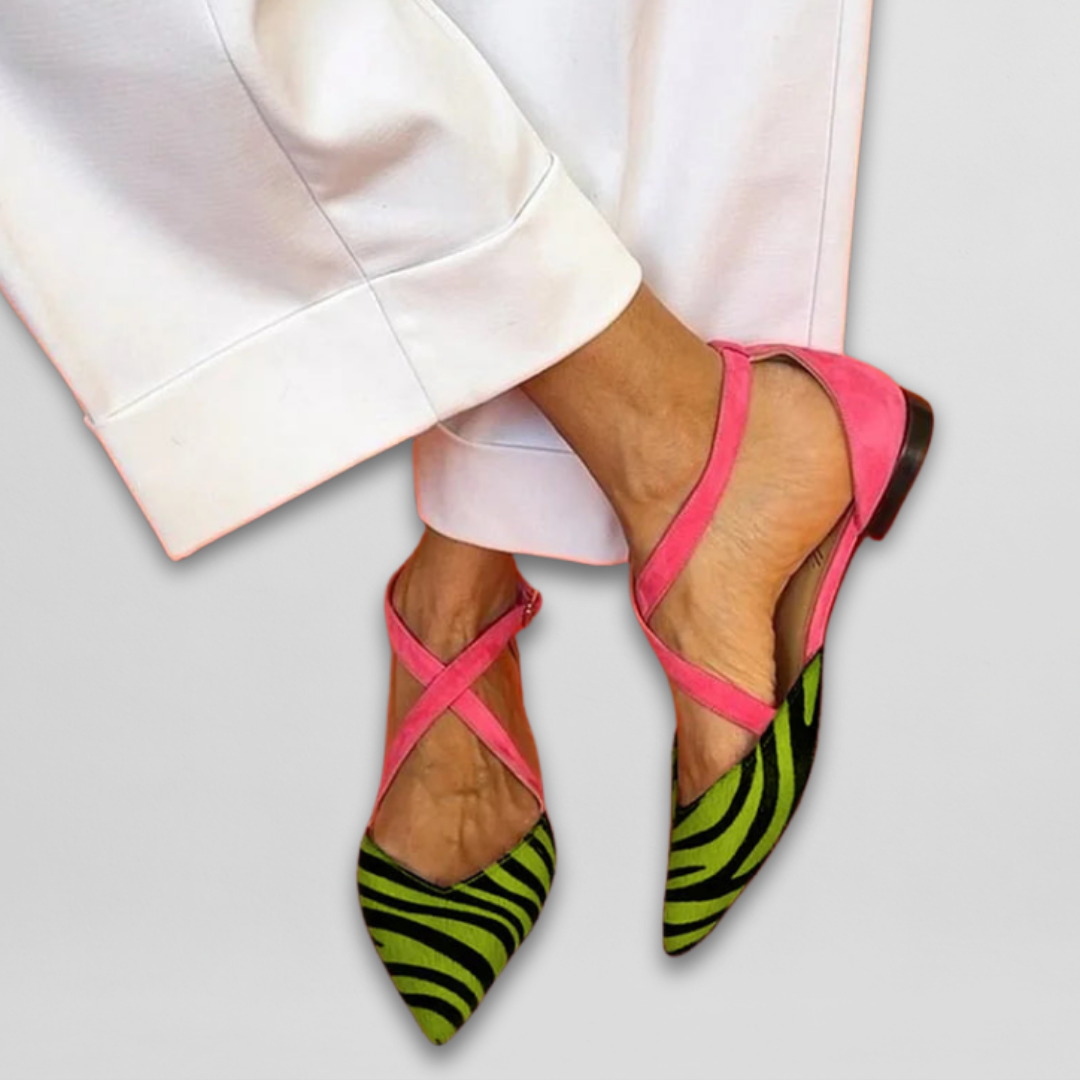 Fern | Strap Ballerinas