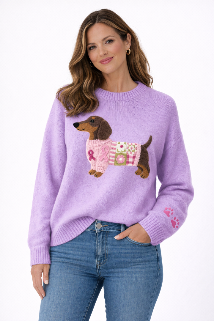 Kate | Dachshund Knit Jumper