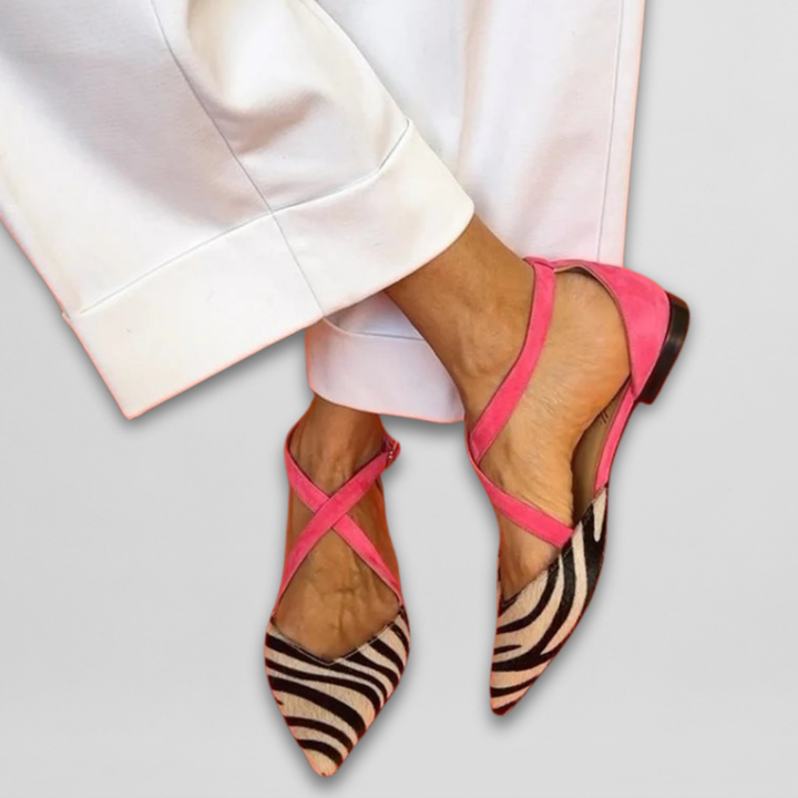 Fern | Strap Ballerinas