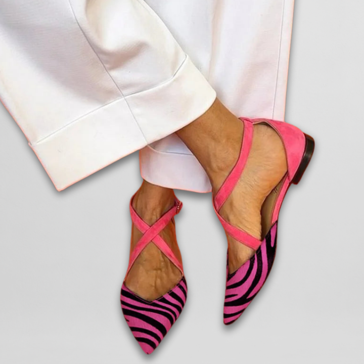 Fern | Strap Ballerinas