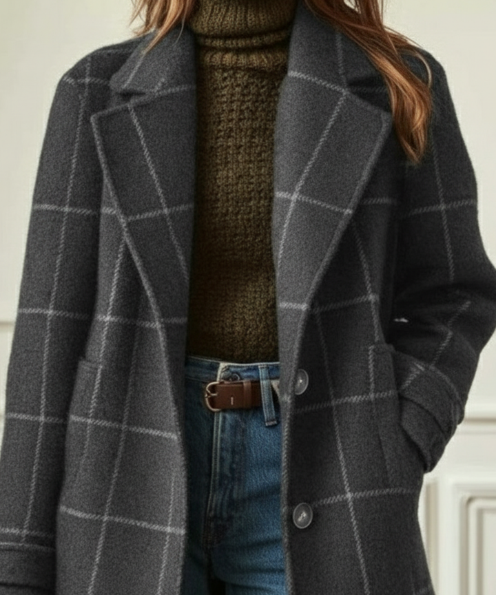 Cambridge | Wool Check Coat