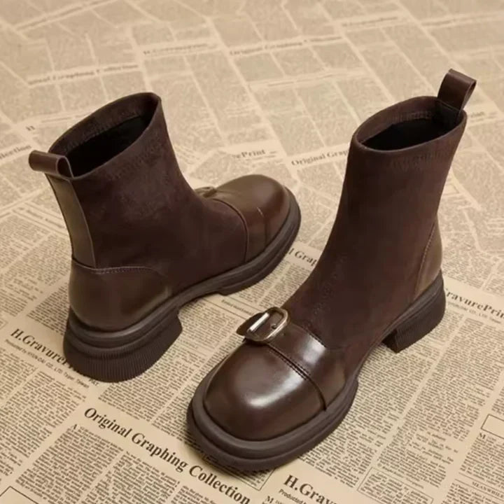 Scarlet | Buckle Ankle Boots