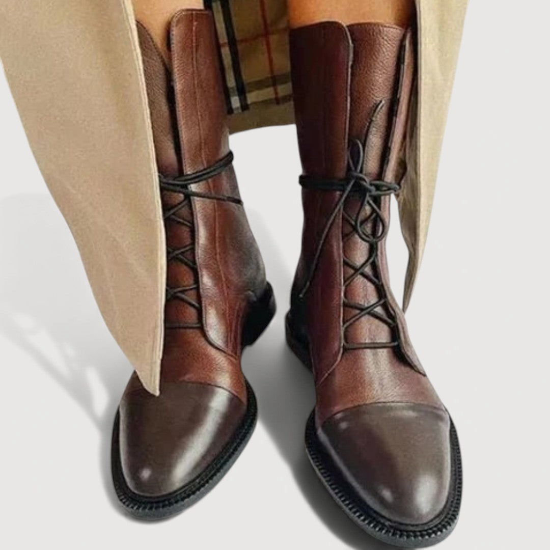Elaine | Lace-Up Ankle Boots