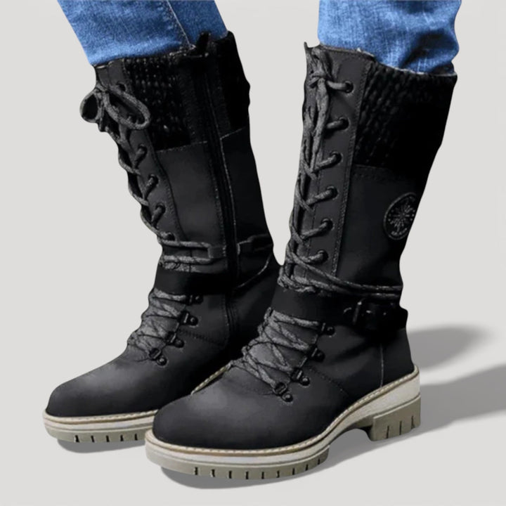 Farah | Lace-Up Winter Boots
