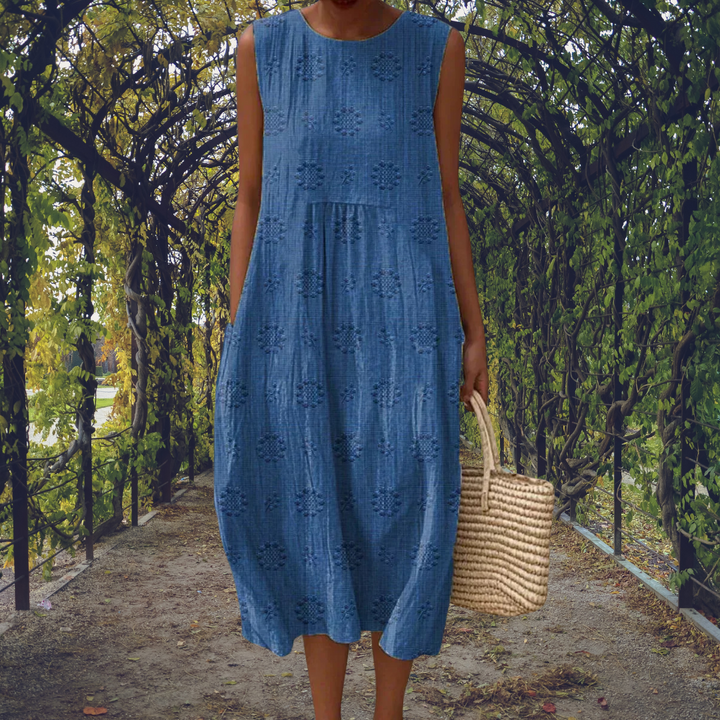 Aikaterini | Sleeveless Pocket Dress