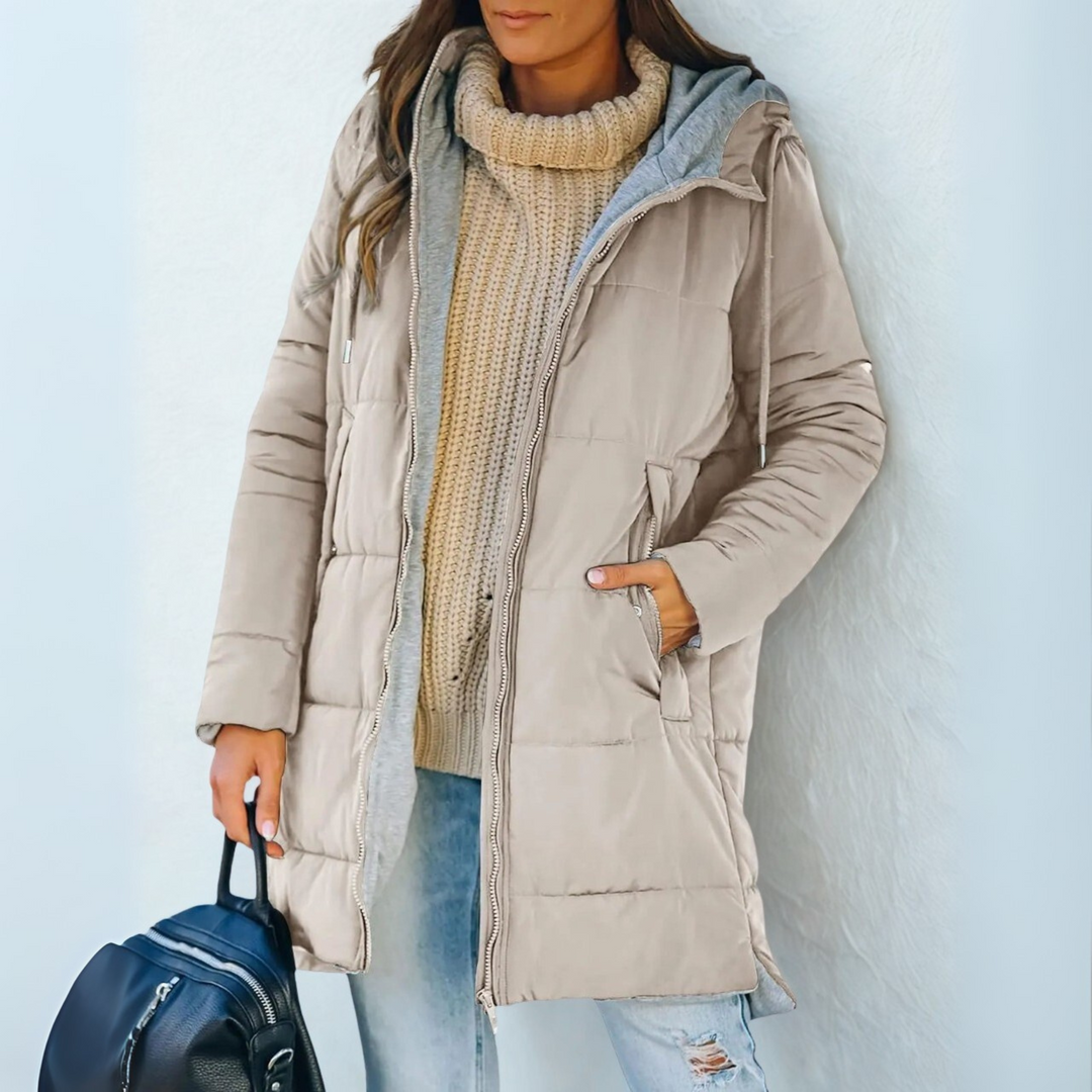 Marcelline | Lightweight Winter Jacket with Hood