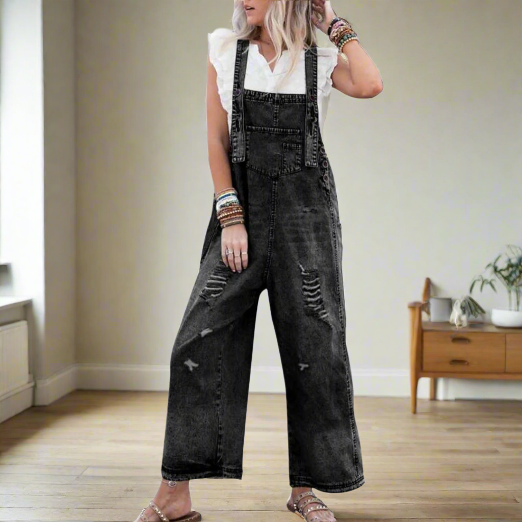 Carmelita | Vintage Wash Jumpsuit