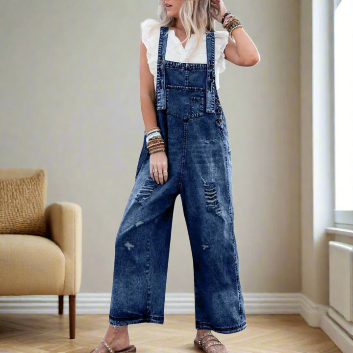 Carmelita | Vintage Wash Jumpsuit