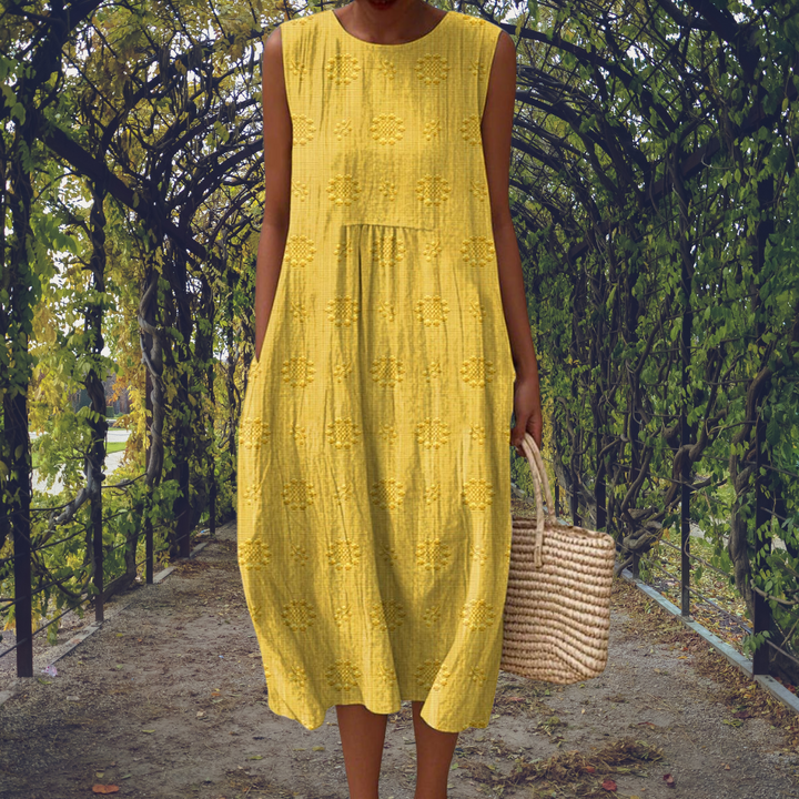 Aikaterini | Sleeveless Pocket Dress