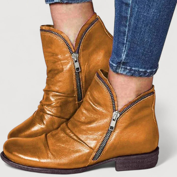 Lianella | Zip Ankle Boots
