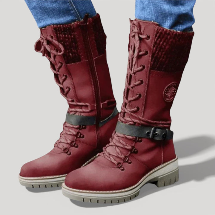 Farah | Lace-Up Winter Boots