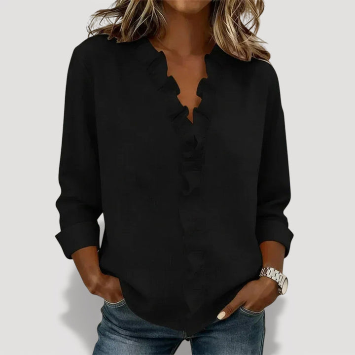 Cristine | Ruffle Detail Blouse