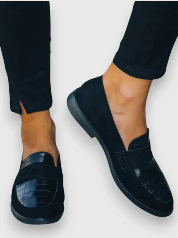 AVA | WOMEN'S CROC-DETAIL ORTHOPEDIC LOAFERS