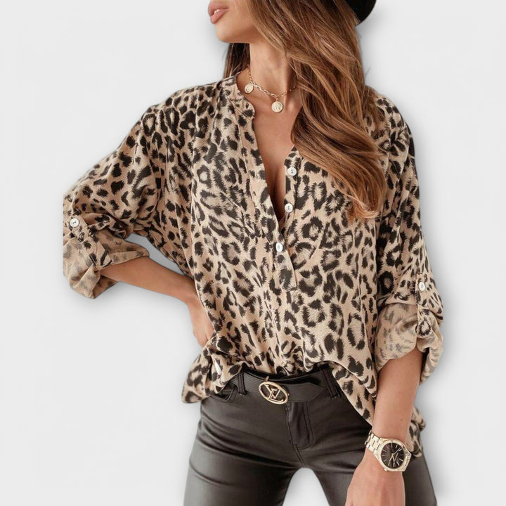 Sophie | Leopard Print Blouse